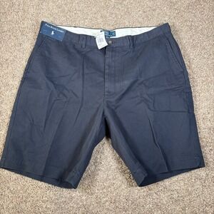 Polo Ralph Lauren Classic Fit Chino Shorts Navy Blue Mens Size 42 New With Tags